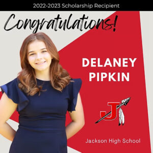 Congratulations! Delaney Pipkin, Jackson High School