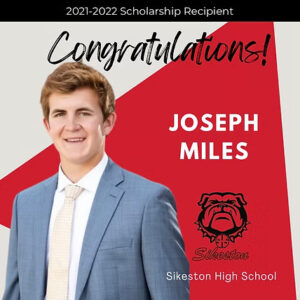 Congratulations! Joseph Miles, Sikeston High School