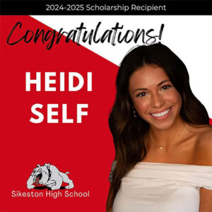 Congratulations! Heidi Self Sikeston High School